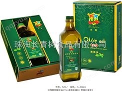 初榨葵花橄榄油500ml单瓶礼盒B