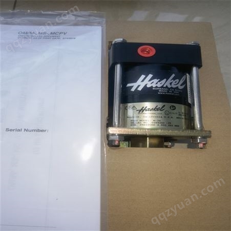 HASKEL空气增压泵AAD-2 气动高压空气加压 增压比1：2 代理