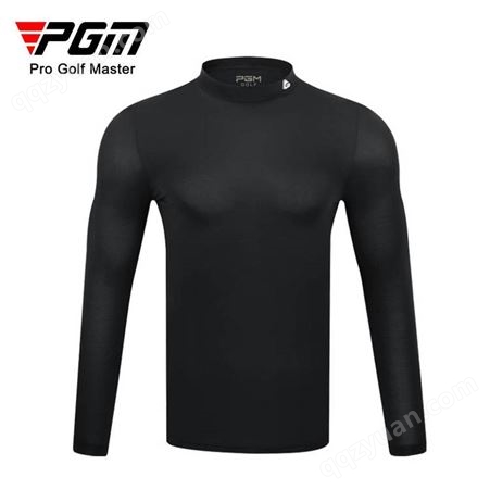 PGM夏季新品 高尔夫服装 男士冰丝长袖衣服 速干透气打底衫 厂家