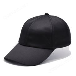 广告帽厂家定做 黑色鸭舌帽 男女潮流百搭棒球帽定制