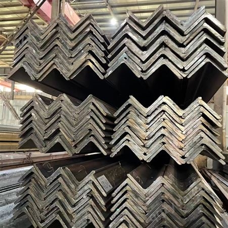 钢材大量发布角钢材料 镀锌角铁三角带孔 货架条冲孔加工